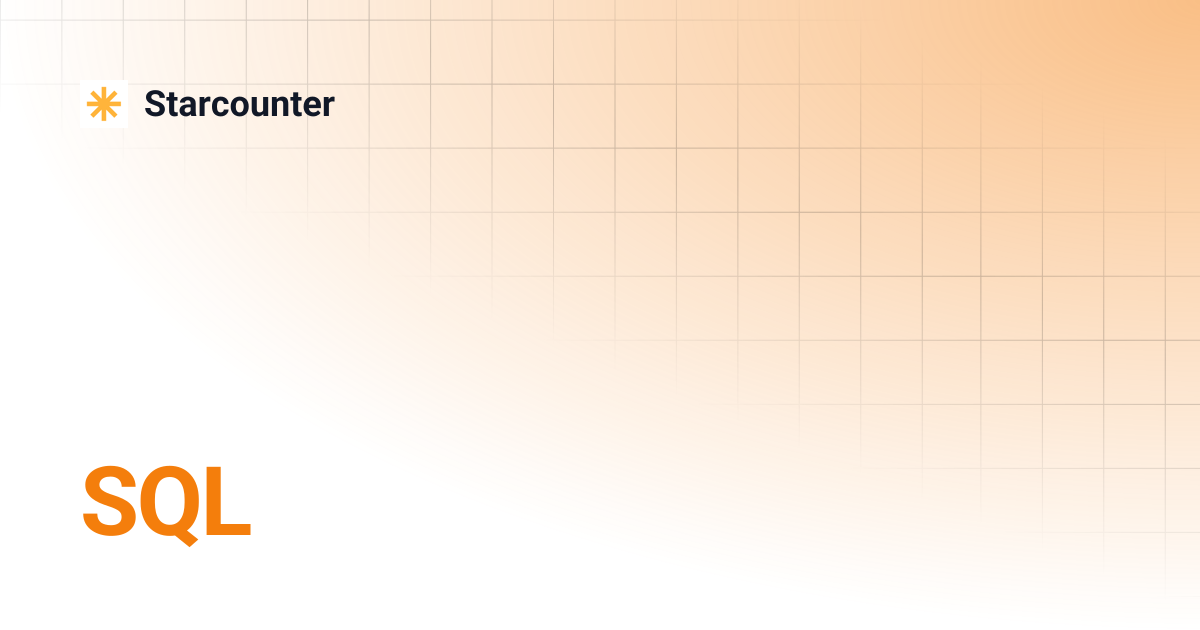 SQL | 2.3.1 | Starcounter